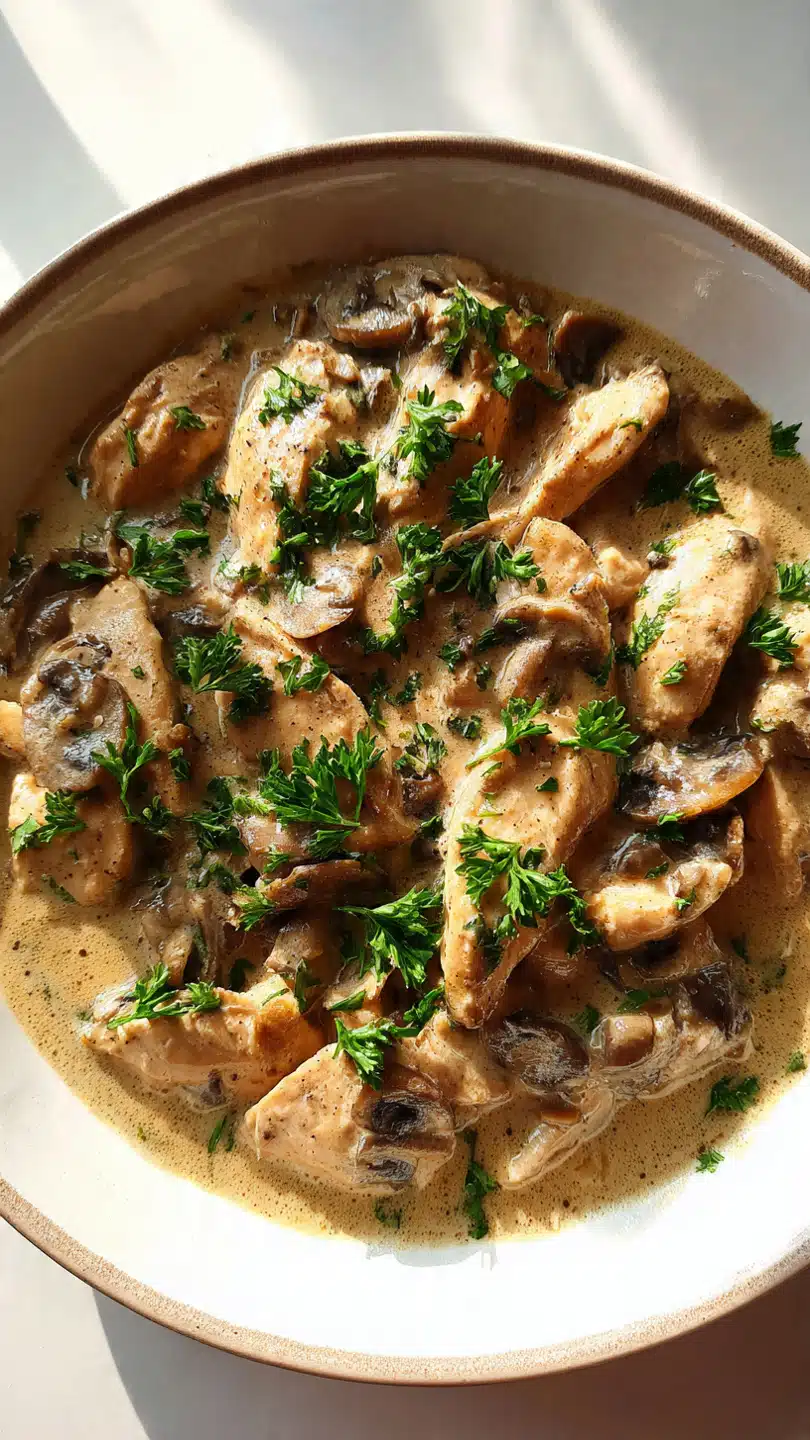 Dairy Free Mushroom Chicken