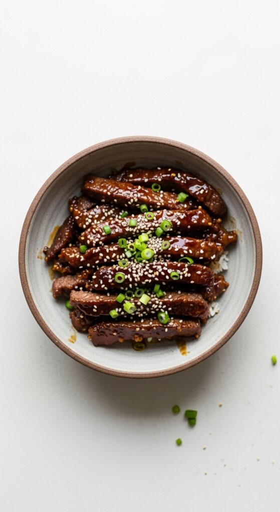 Honey Soy Glazed Beef