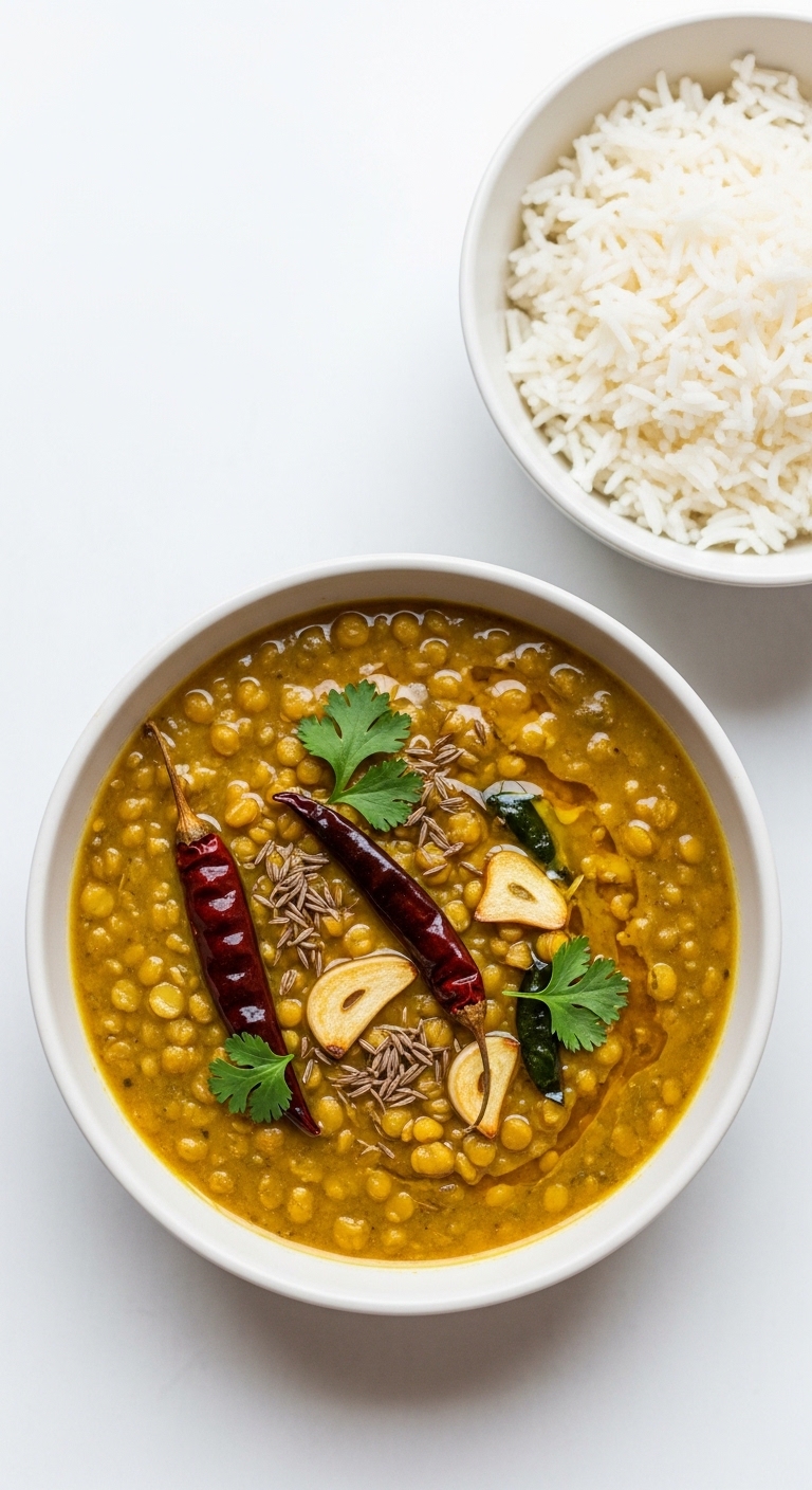 Bengali Tadka Green Moong Dal