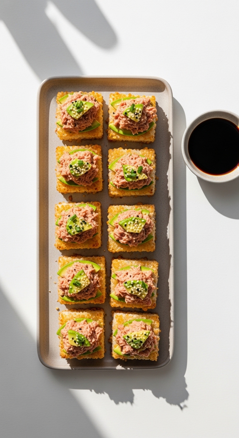 Crispy Rice Tuna Bites