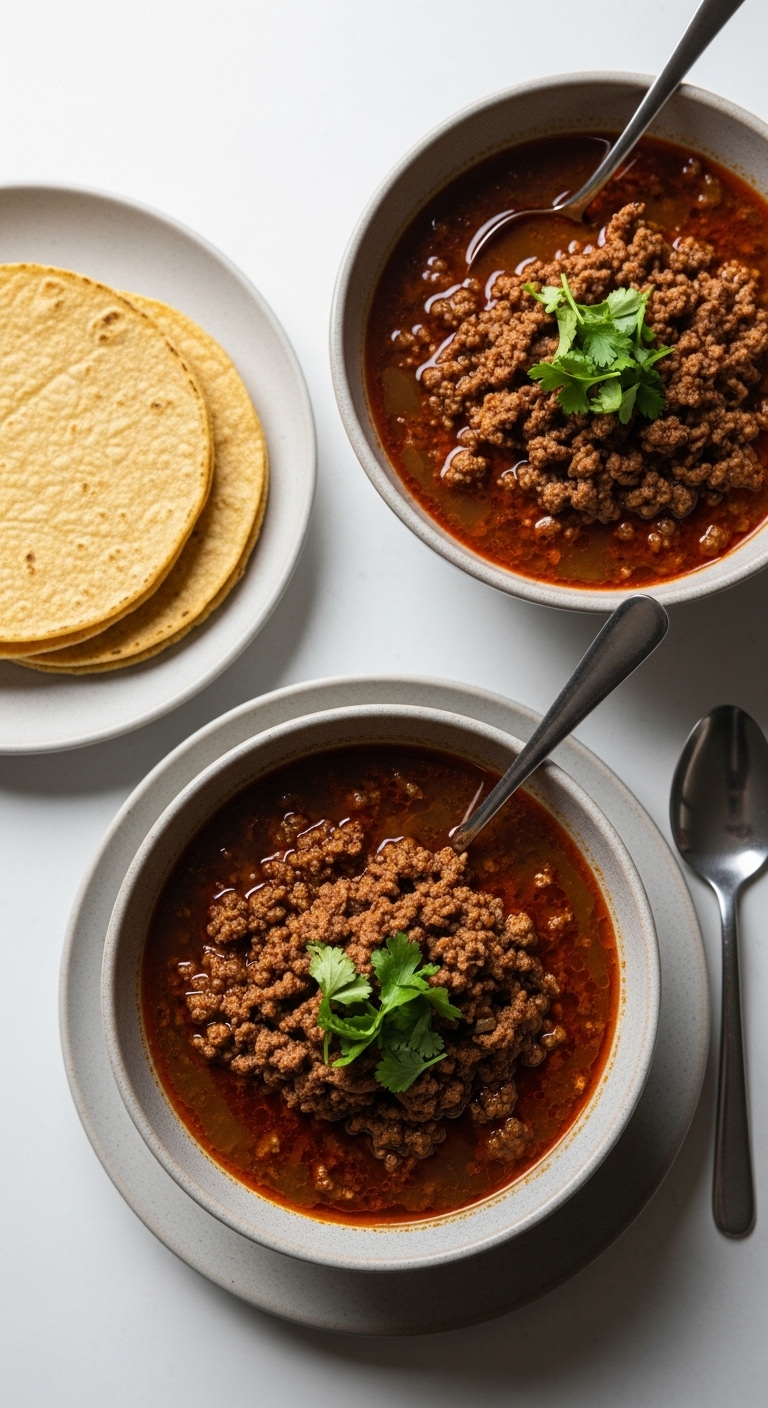 Slow Cooker Ground Beef Birria