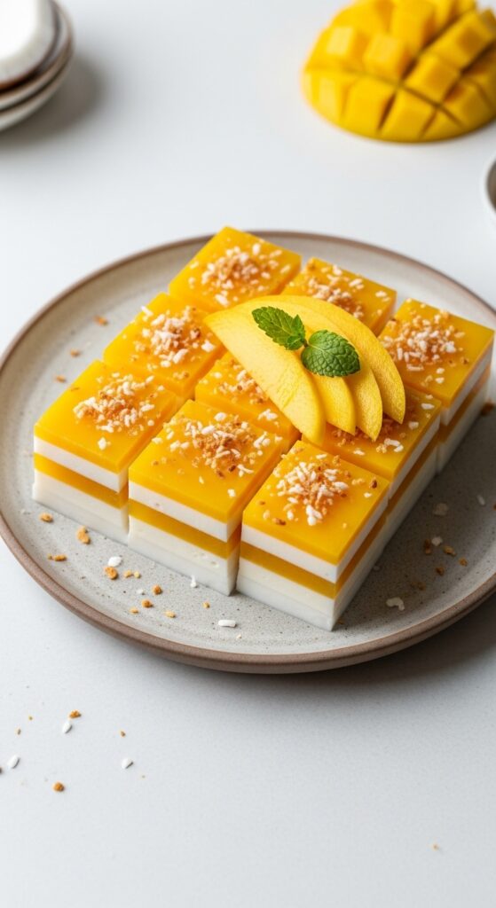 Mango Coconut Jelly