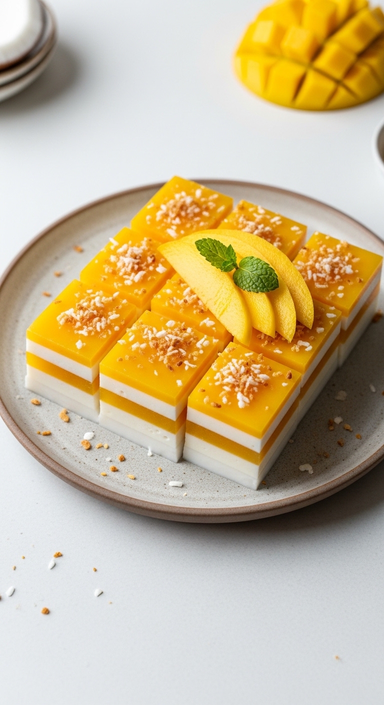 Mango Coconut Jelly