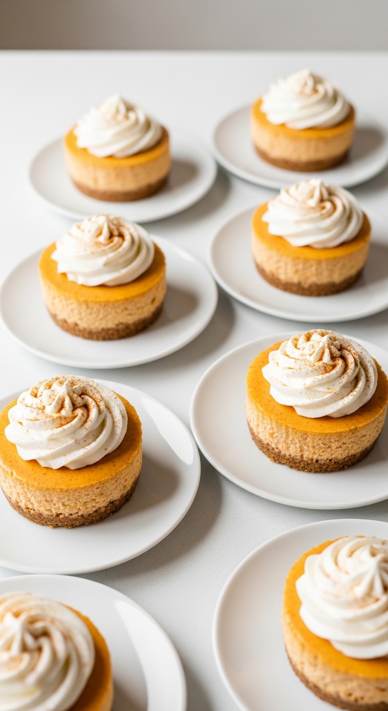 Pumpkin Cheesecakes