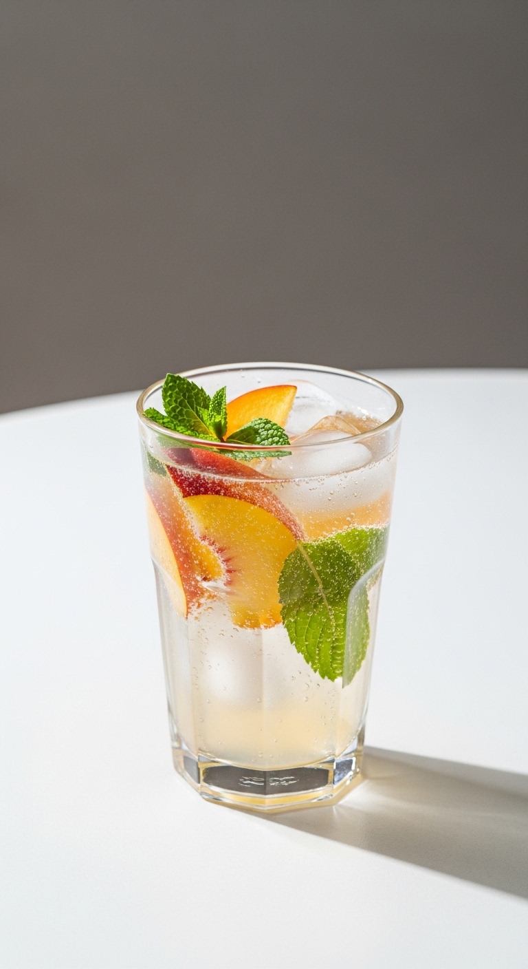 Sparkling Peach Refresher