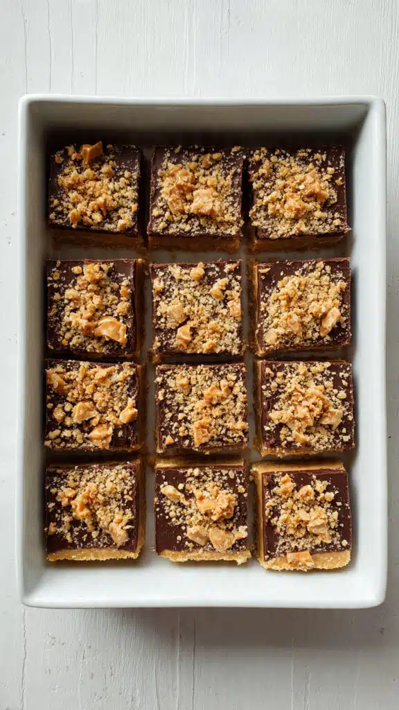 Peanut Butter Skor Bars