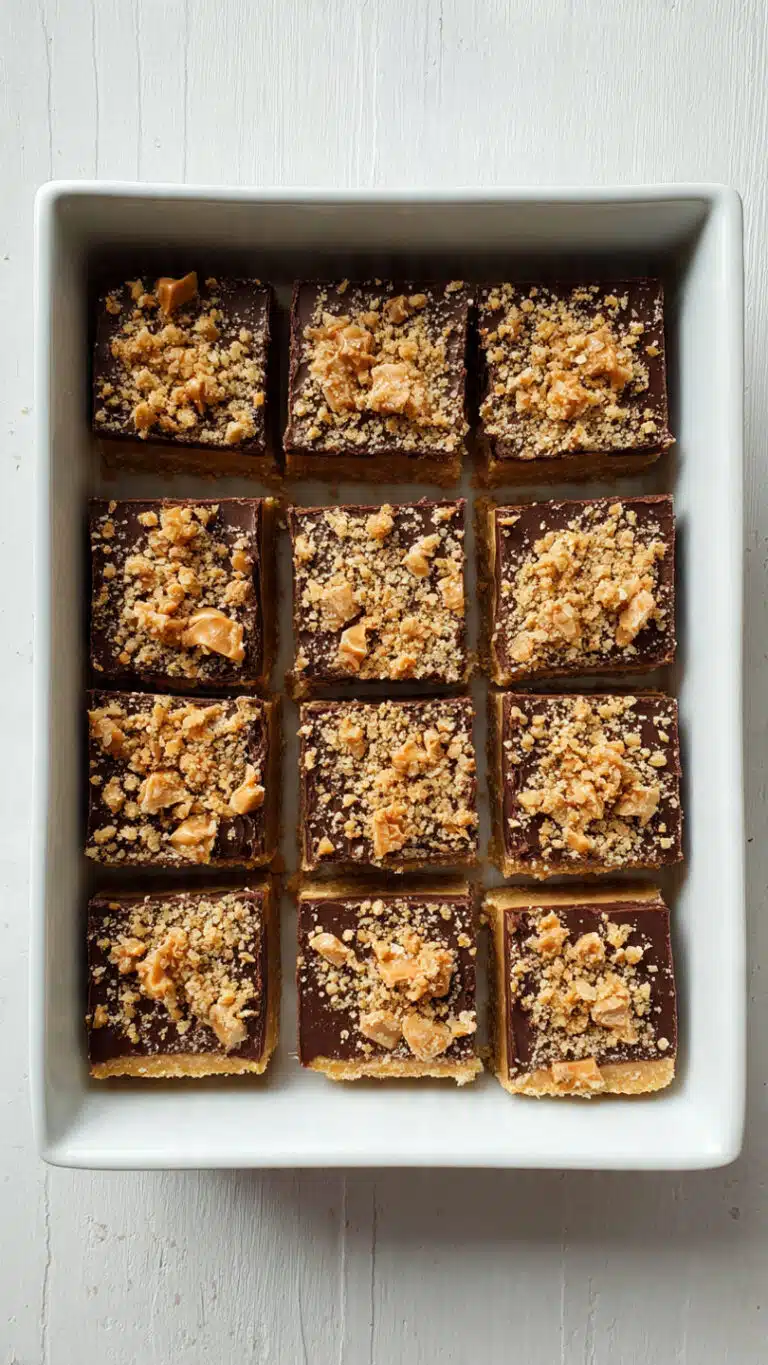 Peanut Butter Skor Bars