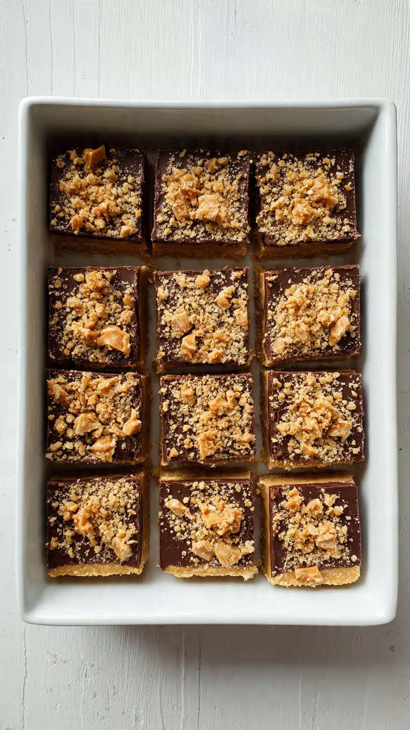 Peanut Butter Skor Bars
