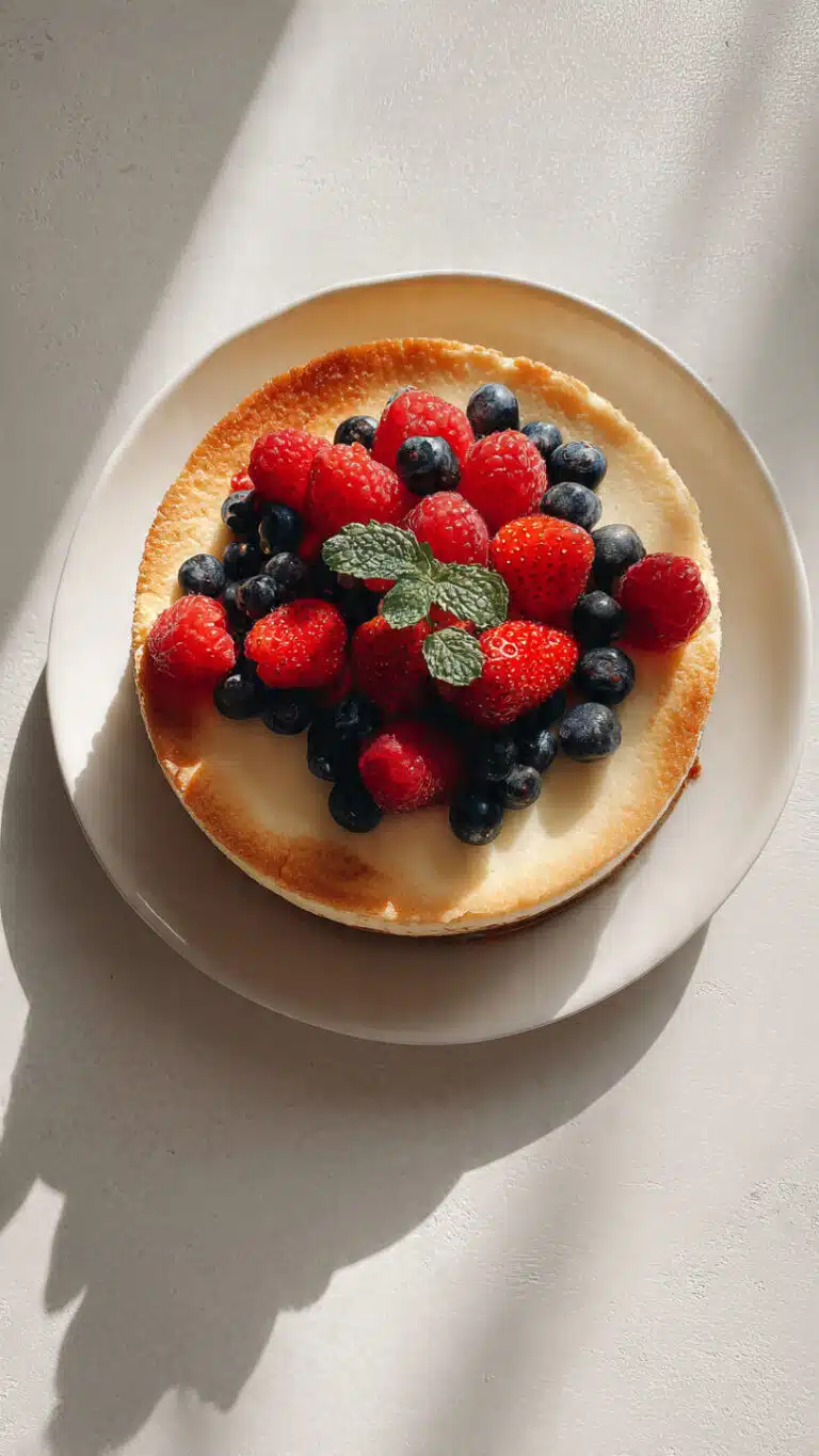 Healthy Greek Yogurt Cheesecake