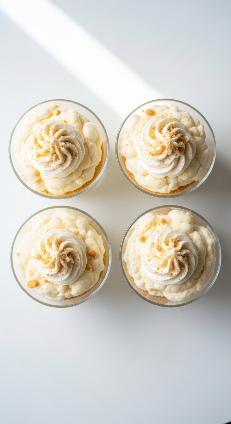 Vanilla Cloud Cheesecake Cups